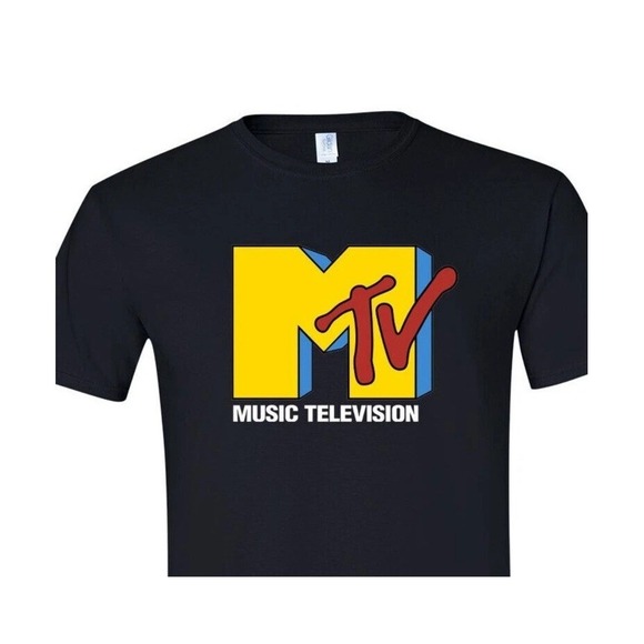 Gildan Other - MTV Retro 80's Music‎ Television When it was still music!  Unisex  Black Medium